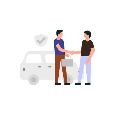 The boys are finalizing car insurance.