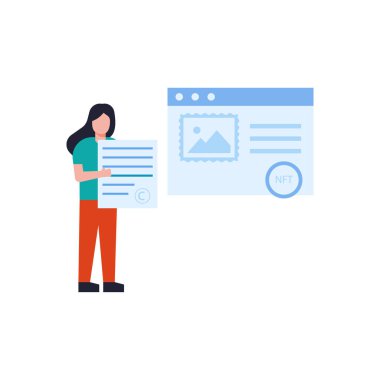 The girl is holding a file.