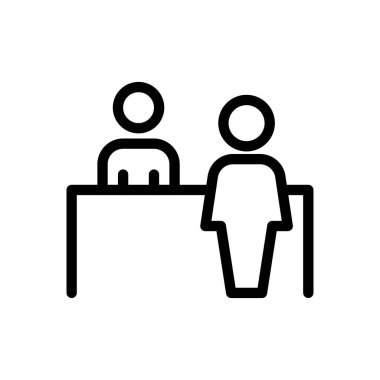 Şeffaf bir arkaplan üzerinde masa vektör çizimi. Premium kalite semboller. Konsept ve grafik tasarım için ince çizgi simgesi. 