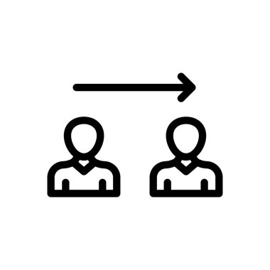 Şeffaf bir arkaplan üzerinde yön vektör çizimi. Premium kalite sembolleri. Konsept ve grafik tasarım için ince çizgi simgesi.