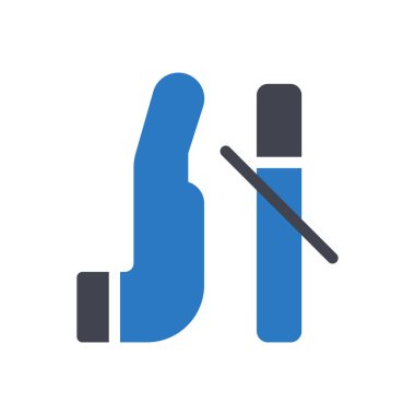 stop vector illustration on a transparent background.Premium quality symbols.Glyphs icon for concept and graphic design.