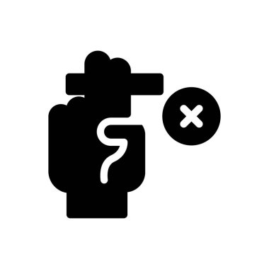 stop vector illustration on a transparent background.Premium quality symbols.Glyphs icon for concept and graphic design. 