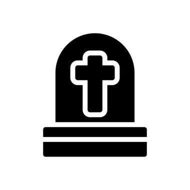 Şeffaf bir arkaplanda ölüm vektörü çizimi. Konsept ve grafik tasarım simgeleri.. 