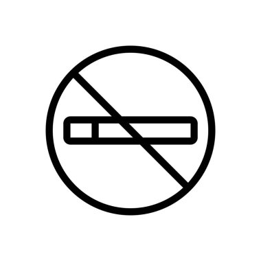 Şeffaf bir arkaplanda duman vektörü çizimi yok.Premium kalite sembolleri. Konsept ve grafik tasarım için ince çizgi simgesi.