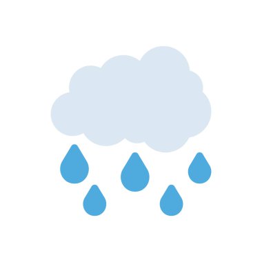 Şeffaf bir arkaplan üzerinde bulut vektör çizimi. Konsept ve grafik tasarımı için birinci sınıf kalite simgeler.. 