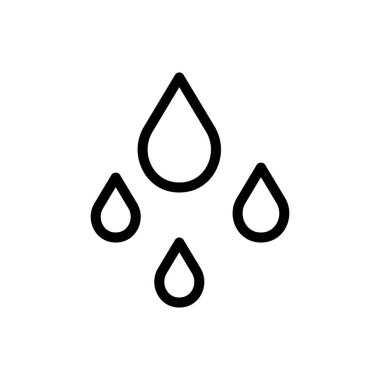 Şeffaf bir arkaplana vektör illüstrasyonunu düşürür. Premium kalite simgeleri. Konsept ve grafik tasarım için ince çizgi simgesi. 