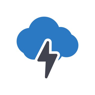 Şeffaf bir arkaplan üzerinde bulut vektör çizimi. Konsept ve grafik tasarımı için özel kalite semboller..