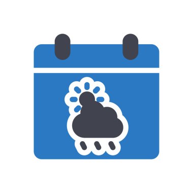 Şeffaf bir arkaplan üzerinde takvim vektör illüstrasyonu. Konsept ve grafik tasarım için mükemmel kalite sembolleri.. 