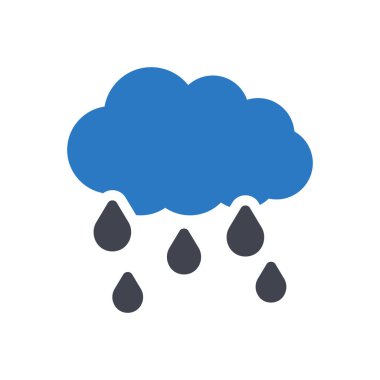 Şeffaf bir arkaplan üzerinde bulut vektör çizimi. Konsept ve grafik tasarımı için özel kalite semboller.. 