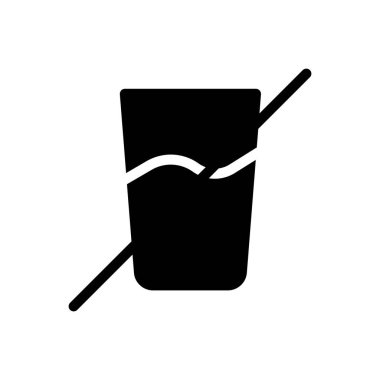 Şeffaf bir arkaplanda cam vektör çizimi. Konsept ve grafik tasarım simgeleri için kaliteli semboller.. 