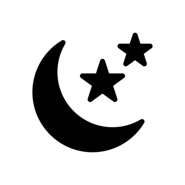 Şeffaf bir arkaplan üzerinde ay vektör çizimi. Konsept ve grafik tasarımı için mükemmel kalite semboller..