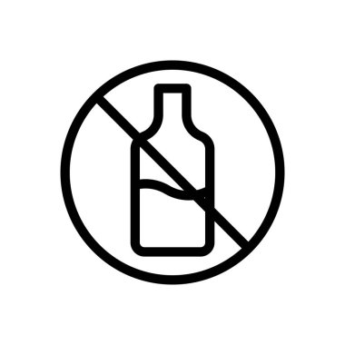 Şeffaf bir arkaplanda şarap vektör çizimi. Konsept ve grafik tasarım için ince çizgi simgesi..