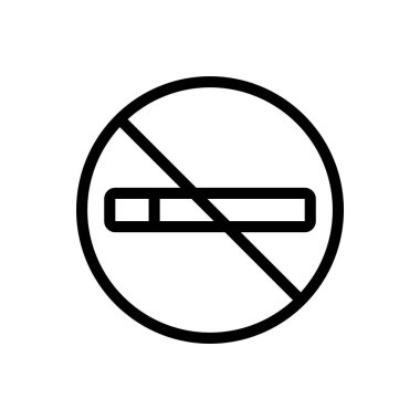 Şeffaf bir arkaplanda duman vektörü çizimi yok.Premium kalite sembolleri. Konsept ve grafik tasarım için ince çizgi simgesi.