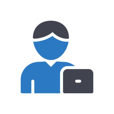 Şeffaf bir arkaplan üzerinde kullanıcı vektör illüstrasyonu. Konsept ve grafik tasarım için kaliteli semboller..