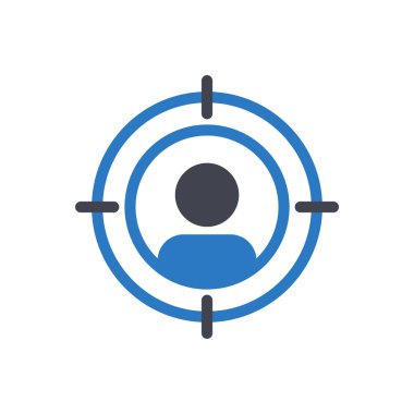 Şeffaf bir arkaplan üzerinde hedef vektör çizimi. Konsept ve grafik tasarımı için mükemmel kalite sembolleri..