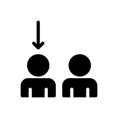 Şeffaf bir arkaplan üzerinde kullanıcı vektör illüstrasyonu. Konsept ve grafik tasarım için kaliteli semboller..