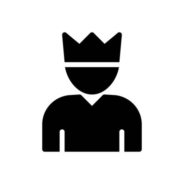 Şeffaf bir arkaplan üzerinde taç vektör illüstrasyonu. Konsept ve grafik tasarım simgeleri için kaliteli semboller.. 