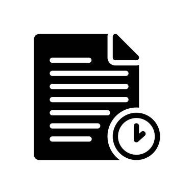 Şeffaf bir arkaplan üzerinde dosya vektör illüstrasyonu. Konsept ve grafik tasarım için kaliteli semboller..