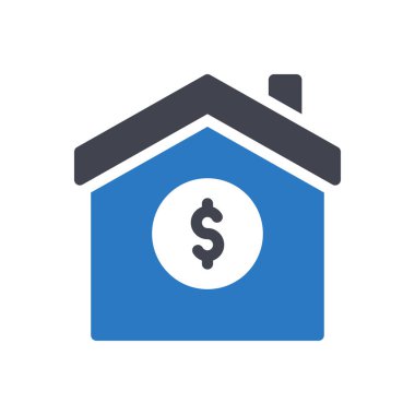 Şeffaf bir arkaplan üzerinde ev vektör illüstrasyonu. Konsept ve grafik tasarımı için özel kalite semboller..