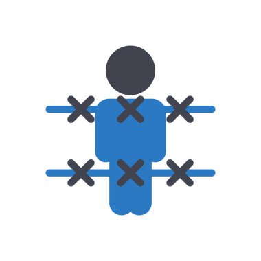 Şeffaf bir arkaplan üzerinde dikenli vektör illüstrasyonu. Konsept ve grafik tasarımı için özel kalite semboller..