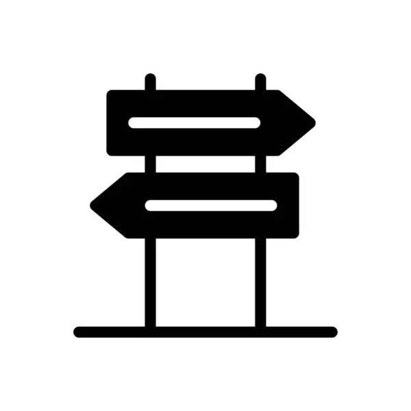 Direction Vector Illustration Transparent Background Premium Quality Symbols Glyphs Icon — 图库矢量图片