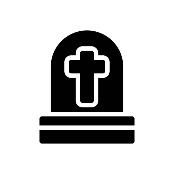 Todes Vektor Illustration Auf Transparentem Hintergrund Hochwertige Symbole Glyphen Symbol — Stockvektor
