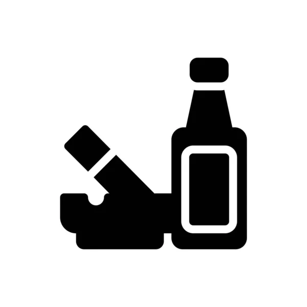 Ilustración Vectores Cerveza Sobre Fondo Transparente Símbolos Calidad Premium Icono — Vector de stock