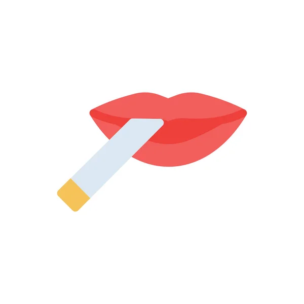 Şeffaf Bir Arkaplanda Sigara Vektörü Illüstrasyonu Konsept Grafik Tasarım Için — Stok Vektör