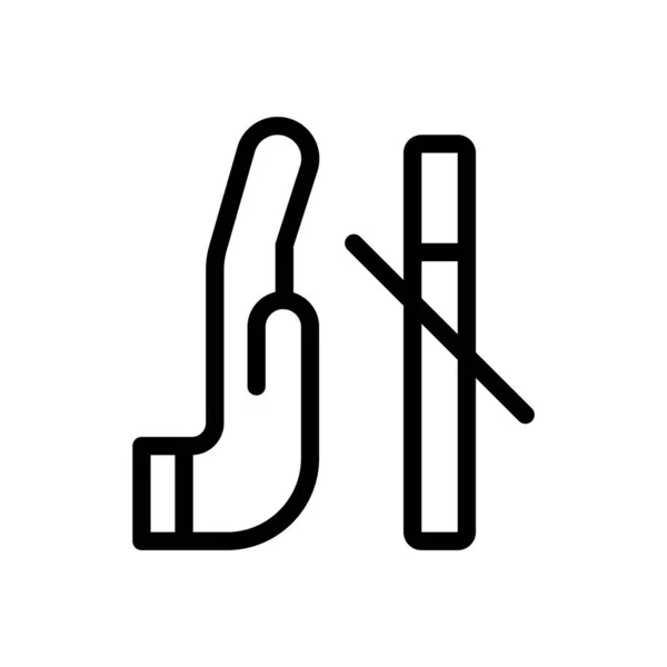 Зупинити Векторну Ілюстрацію Прозорому Фоні Символи Високої Якості Піктограма Тонкої — стоковий вектор