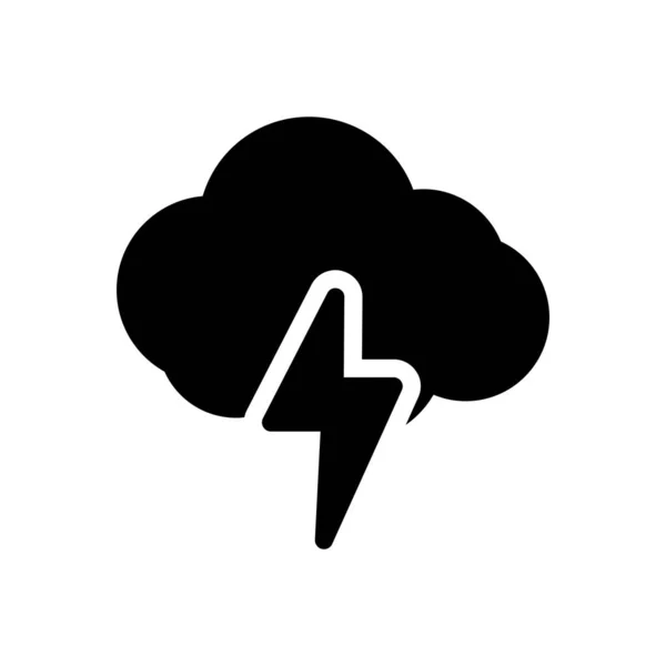 Wolkenvektorillustration Auf Transparentem Hintergrund Hochwertige Symbole Glyphen Symbol Für Konzept — Stockvektor