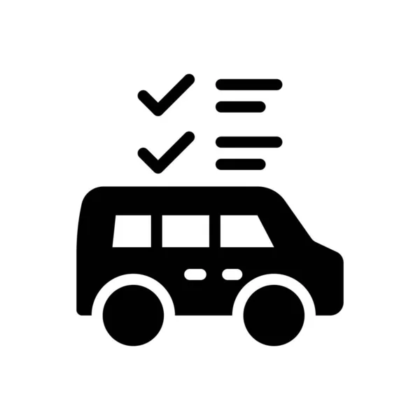 Bus Vektor Illustration Auf Transparentem Hintergrund Symbole Premium Qualität Glyphen — Stockvektor