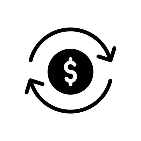 Recarregar Ilustração Vetorial Fundo Transparente Símbolos Qualidade Premium Ícone Glyphs — Vetor de Stock