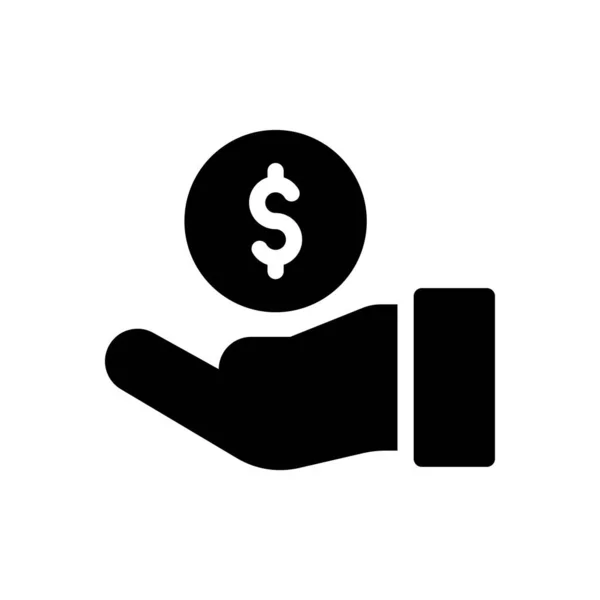 Dollar Vektor Illustration Transparent Bakgrund Premium Kvalitetssymboler Glyfer Ikon För — Stock vektor