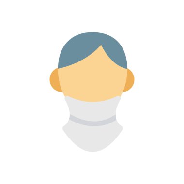 Saydam bir arkaplan üzerinde boyun vektör illüstrasyonu. Konsept ve grafik tasarımı için birinci sınıf kalite simgeler.. 