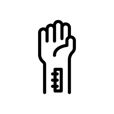 Şeffaf bir arkaplanda sabitleme vektör çizimi. Premium kalite sembolleri. Konsept ve grafik tasarım için ince çizgi simgesi.