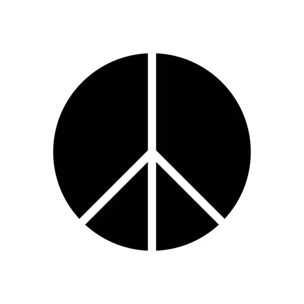 Peace Vector Illustration Transparent Background Premium Quality Symbols Glyphs Icon — Stok Vektör