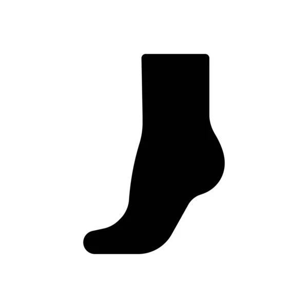 Foot Vector Illustration Transparent Background Premium Quality Symbols Glyphs Icon — Stock Vector