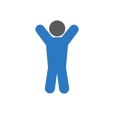 Şeffaf bir arkaplan üzerinde kişi vektör illüstrasyonu. Konsept ve grafik tasarım için mükemmel kalite sembolleri.. 