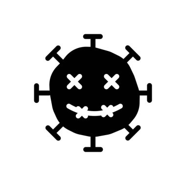 Şeffaf bir arkaplan üzerinde Corona vektör illüstrasyonu. Konsept ve grafik tasarımı için mükemmel kalite sembolleri..