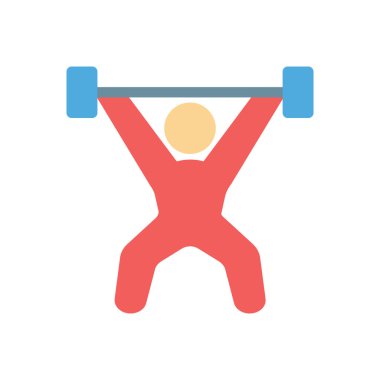 Şeffaf bir arkaplan üzerinde spor salonu vektör çizimi. Konsept ve grafik tasarım için mükemmel kalite simgeleri.. 