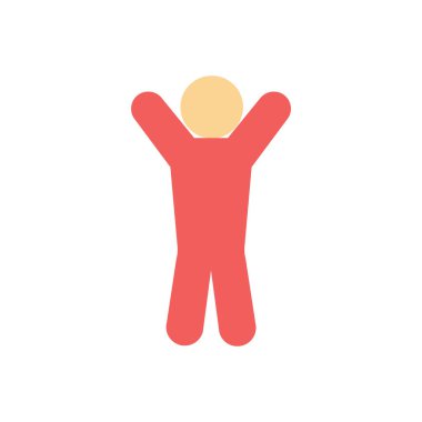 Saydam bir arkaplan üzerinde kişi vektör illüstrasyonu. Konsept ve grafik tasarımı için birinci sınıf kalite simgeler..