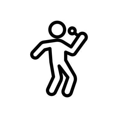 Şeffaf bir arkaplan üzerinde müzik vektörü çizimi. Konsept ve grafik tasarımı için ince çizgi simgesi..