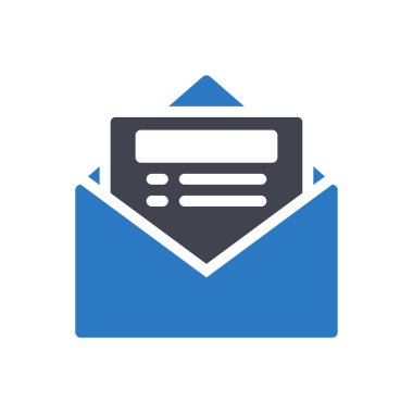 Şeffaf bir arkaplan üzerinde zarf vektör illüstrasyonu. Konsept ve grafik tasarımı için mükemmel kalite semboller.. 