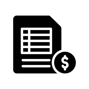 Saydam bir arkaplanda dolar vektör illüstrasyonu. Konsept ve grafik tasarım simgeleri için kaliteli semboller..