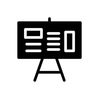 Şeffaf bir arkaplan üzerinde sunum vektörü illüstrasyonu. Konsept ve grafik tasarımı için mükemmel kalite sembolleri.. 