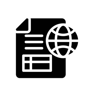 Şeffaf bir arkaplan üzerinde küresel vektör illüstrasyonu. Konsept ve grafik tasarımı için özel kalite semboller.. 