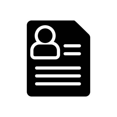 Şeffaf bir arkaplan üzerinde profil vektör çizimi. Konsept ve grafik tasarımı için kaliteli semboller..