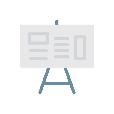 Şeffaf bir arkaplan üzerinde sunum vektörü illüstrasyonu. Konsept ve grafik tasarımı için prim kalite simgeleri..