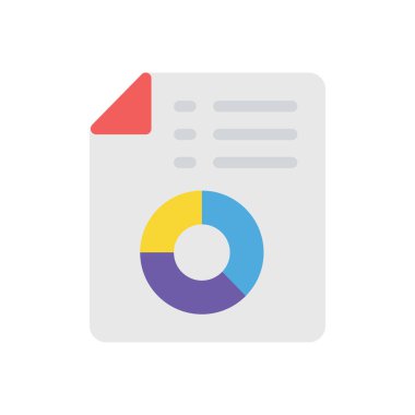 Şeffaf bir arkaplan üzerinde pasta grafiği çizimi çizimi çizimi. Konsept ve grafik tasarım için prim kalite simgeleri..