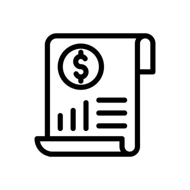 Saydam bir arkaplanda dolar vektör illüstrasyonu. Premium kalite semboller. Konsept ve grafik tasarım için ince çizgi simgesi..